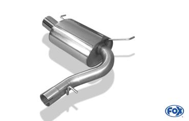 Endschalldämpfer Durchmesser 70mm - 1x100 Typ 13 passend für: Mitsubishi Lancer Evolution VI